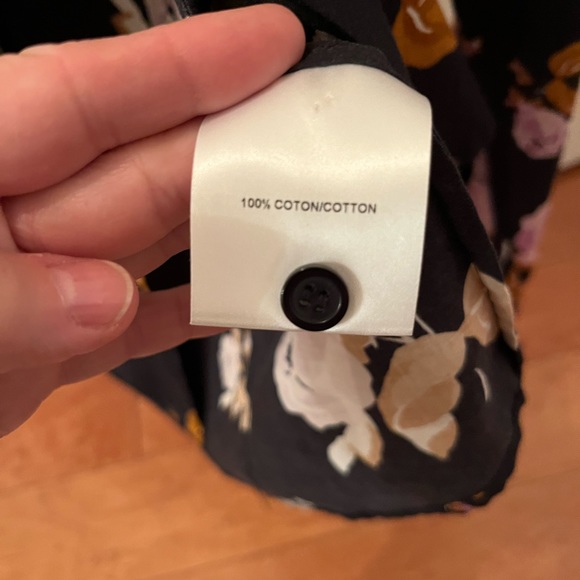 Judith and Charles 100 percent cotton floral shirt size 4 - Picture 4 of 6